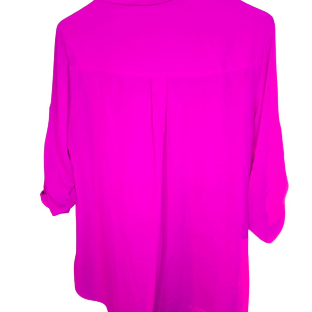 Express Vibrant Fuchsia Blouse